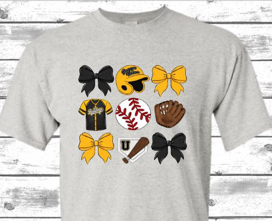 Dugger Baseball Bows T-Shirt c