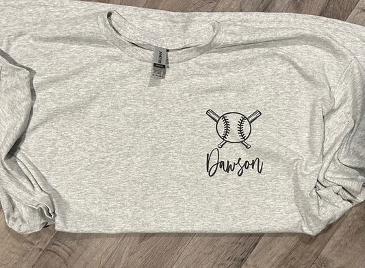 Custom Baseball Mom Vintage T-Shirt