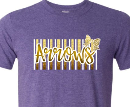 Arrows Stripe Bow T-Shirt