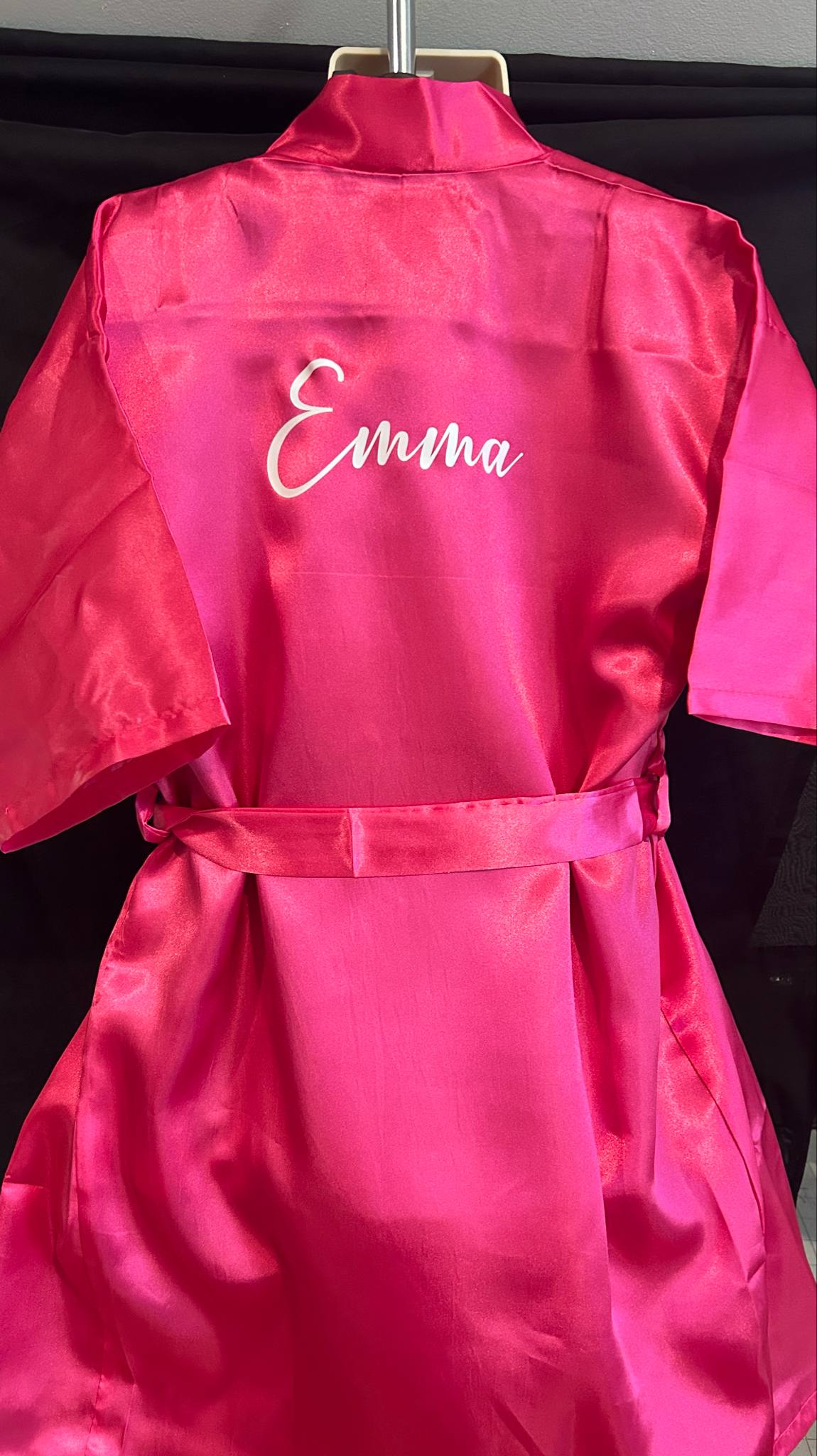 Dance Robe/Kid Silk Robe DTF printed Personalized