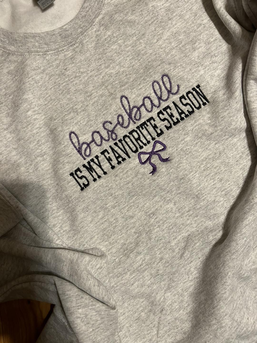 Baseball is my favorite season