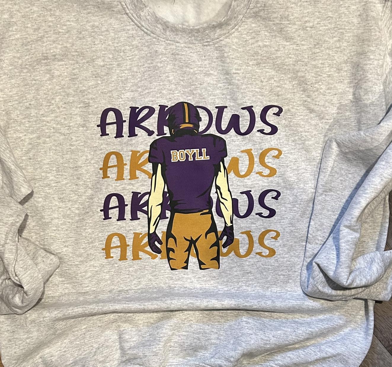 Personalized football T-Shirt or Sweatshirt
