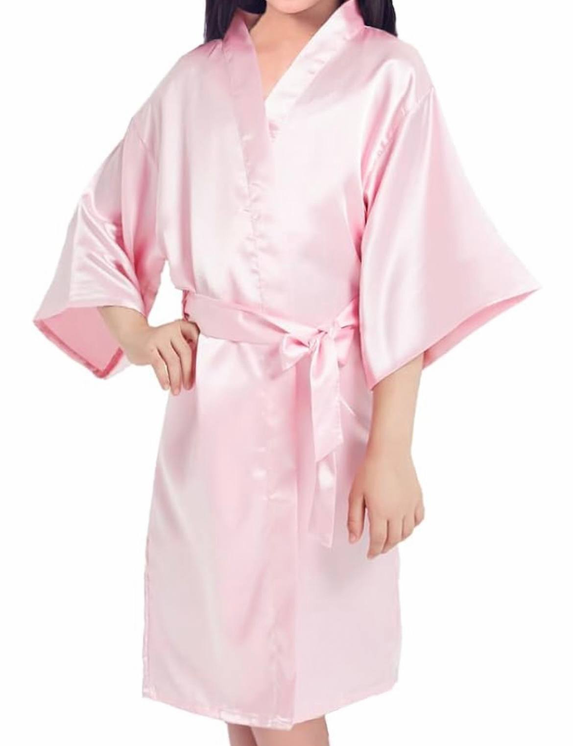 Dance Robe/Kid Silk Robe DTF printed Personalized