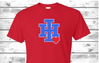 Indiana Heart Red or Blue Shirt