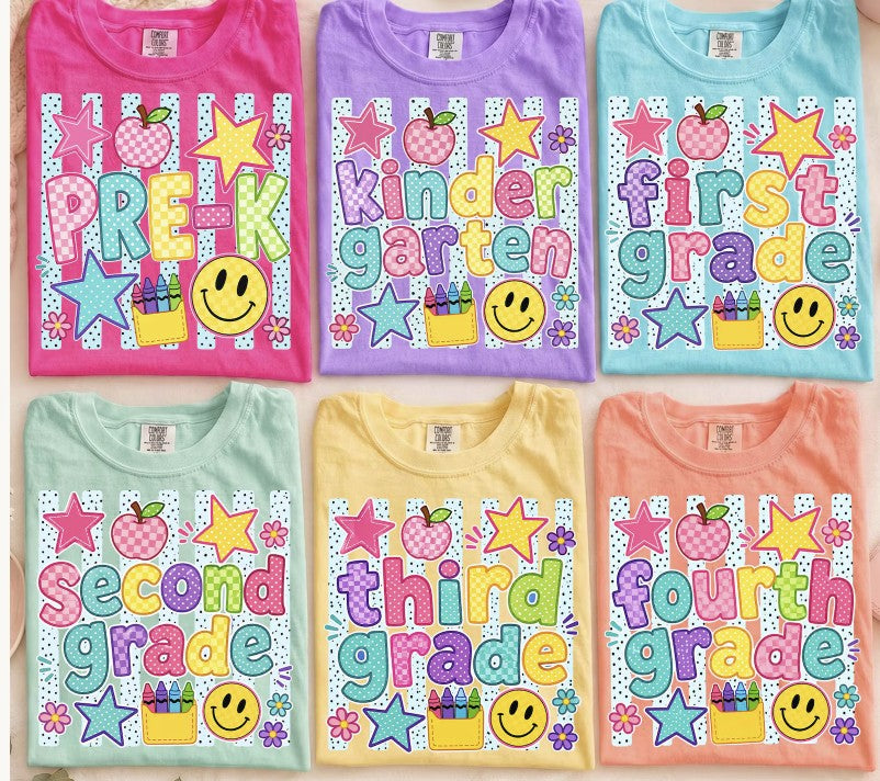 back to school prek through 4th grade ORDER ENDS 7/26