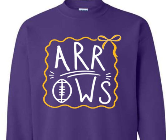 Arrows Framed Bow  T-Shirt sweatshirt