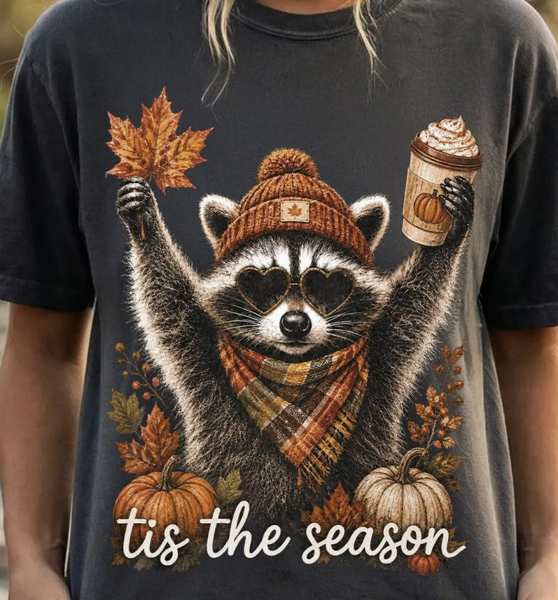 Racoon fall inspired  T-Shirt