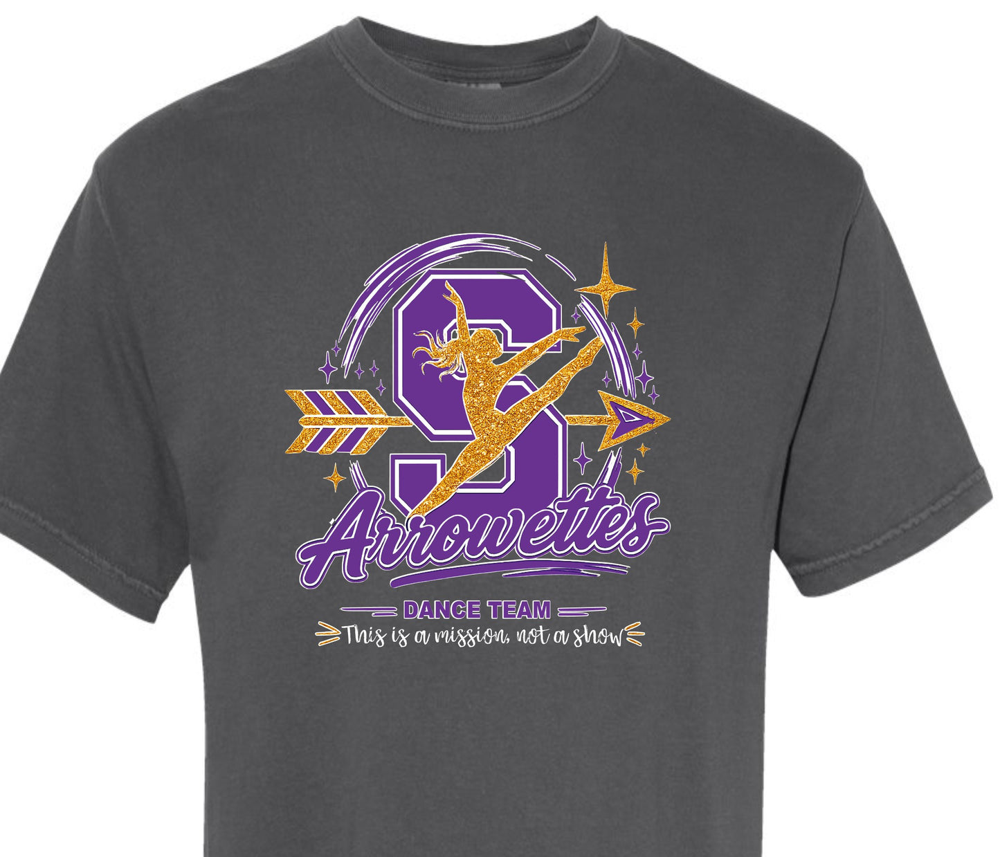 Arrowettes This is a mission not a show t-shirt