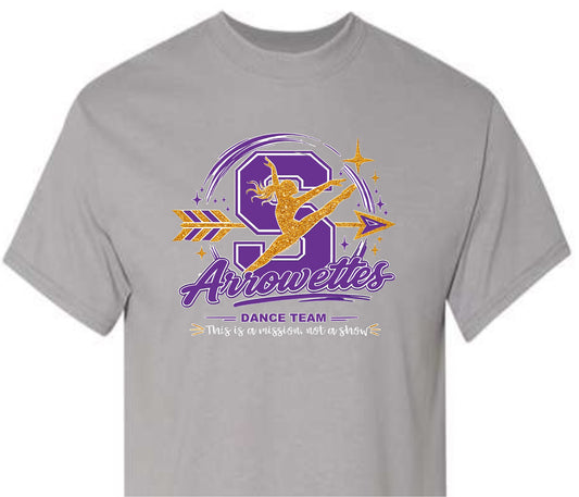 Arrowettes This is a mission not a show t-shirt