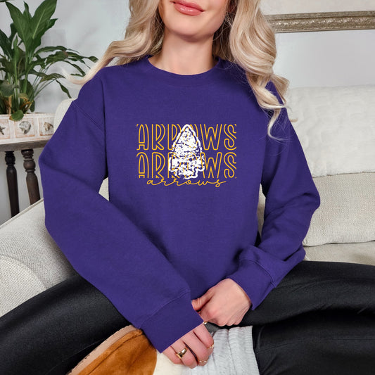 arrows stacked center T-Shirt or Sweatshirt