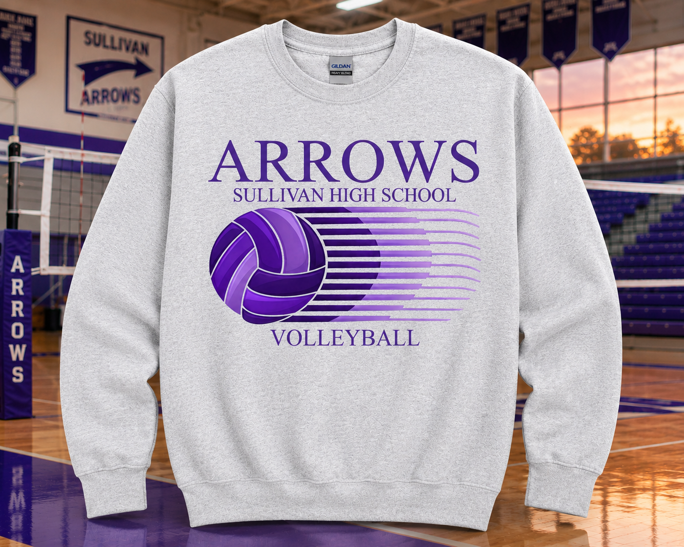 ARROWS Volleyball T-Shirt or crewneck CLOSING 8/30