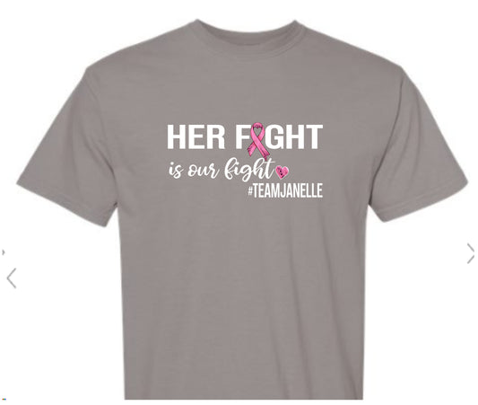 Breast Cancer Grey T-Shirt Fundraiser