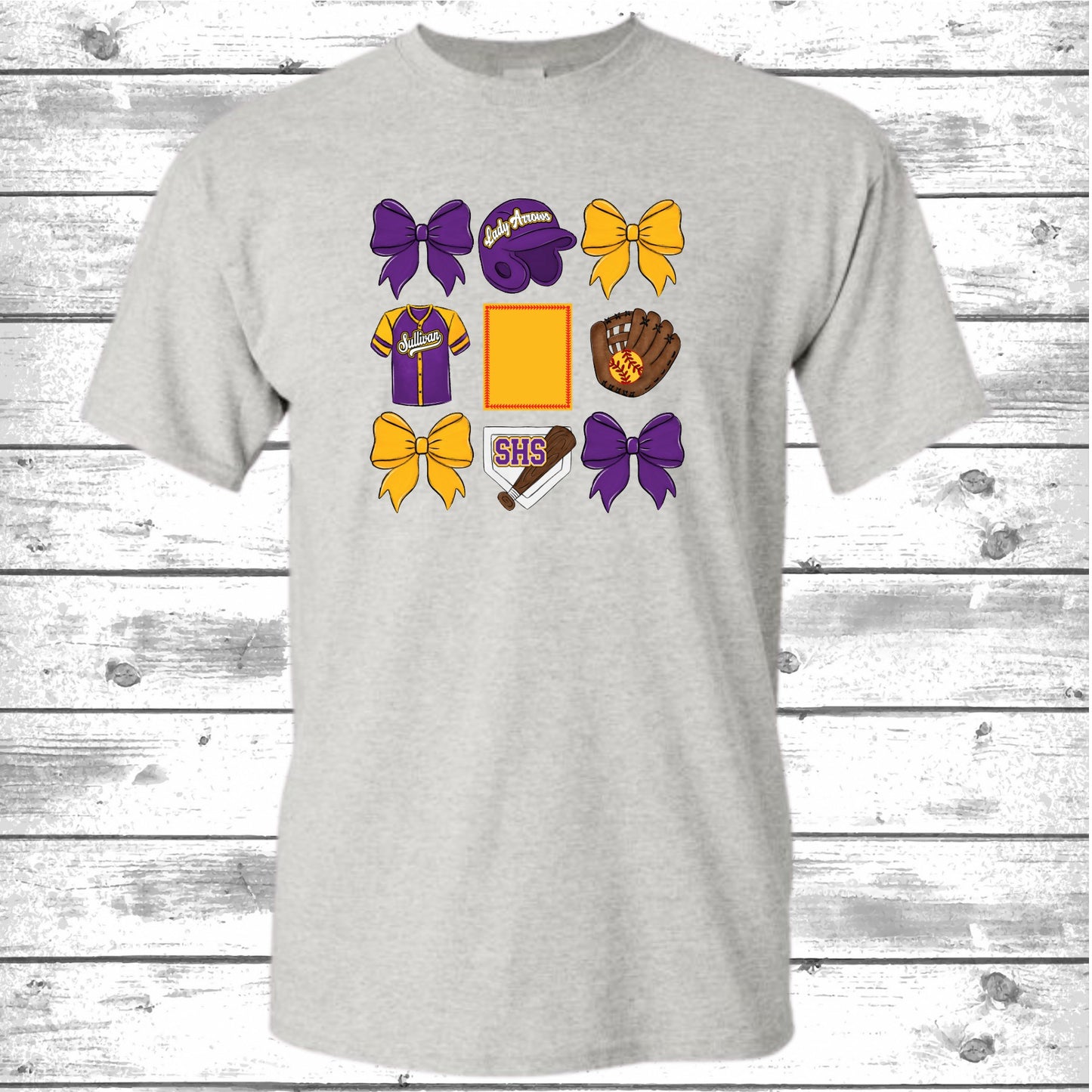 Custom personalized Softball Picture T-Shirt closing March 14
