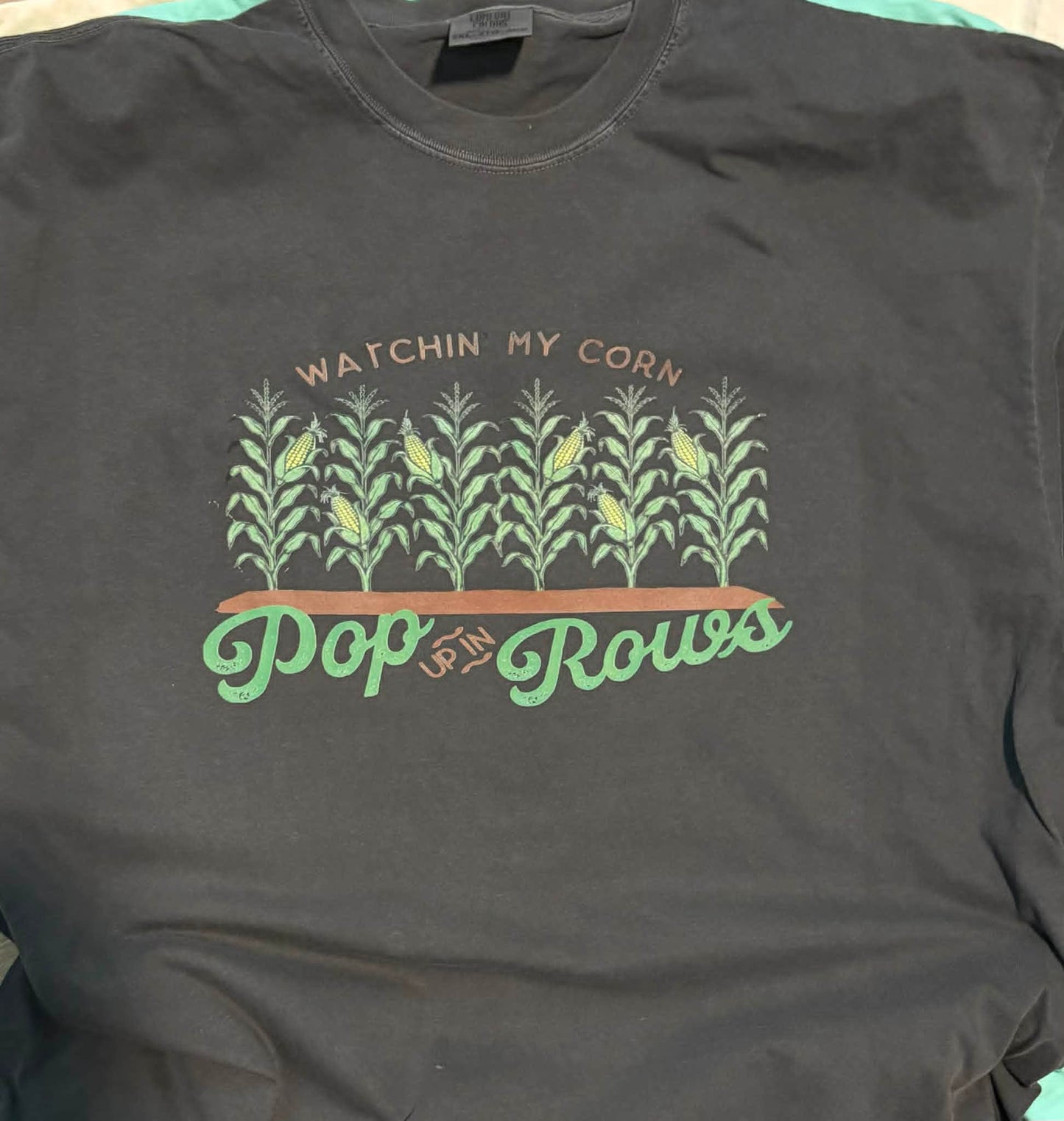 watchin my corn pop up in rows  T-Shirt