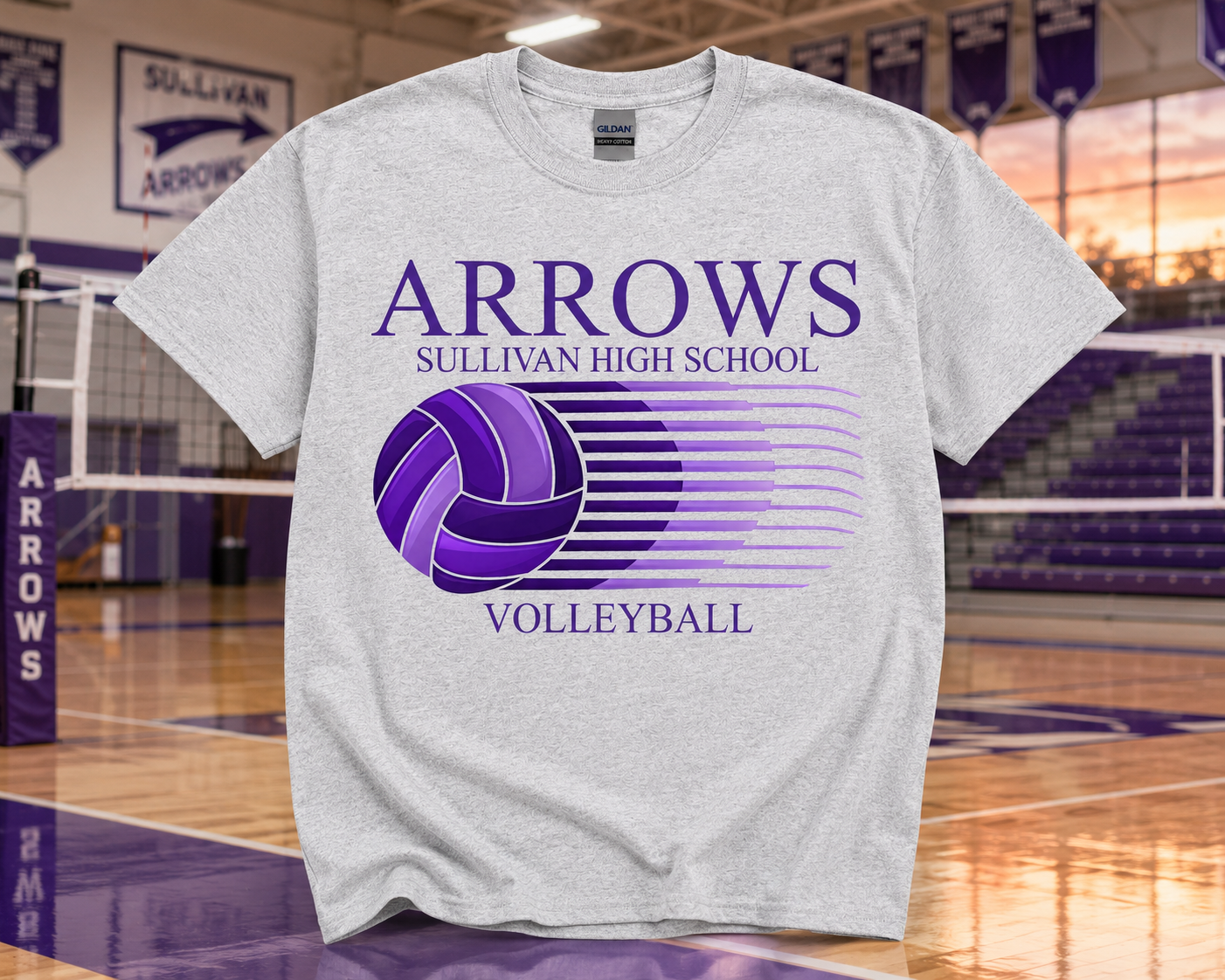 ARROWS Volleyball T-Shirt or crewneck CLOSING 8/30