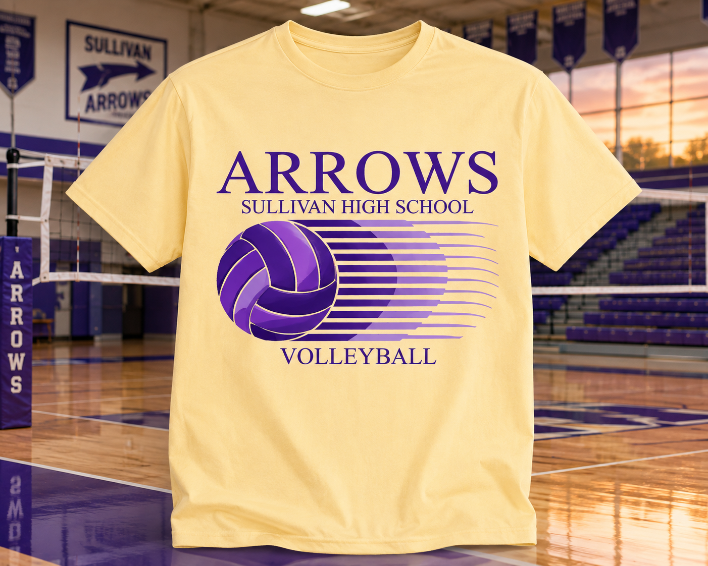 ARROWS Volleyball T-Shirt or crewneck CLOSING 8/30