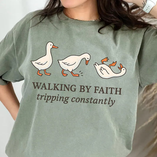 walking by faith ducks T-Shirt ORDER ENDS 9/27